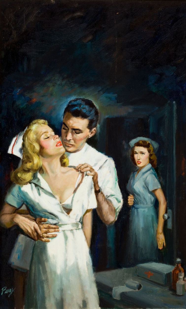 Hospital Doctor cover painting in Lars Teglbjaerg s PIN UPS